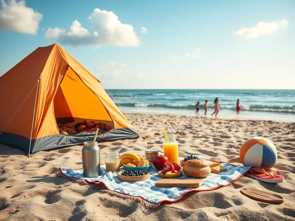 Pole namiotowe nad morzem: idealne miejsce na rodzinne wakacje