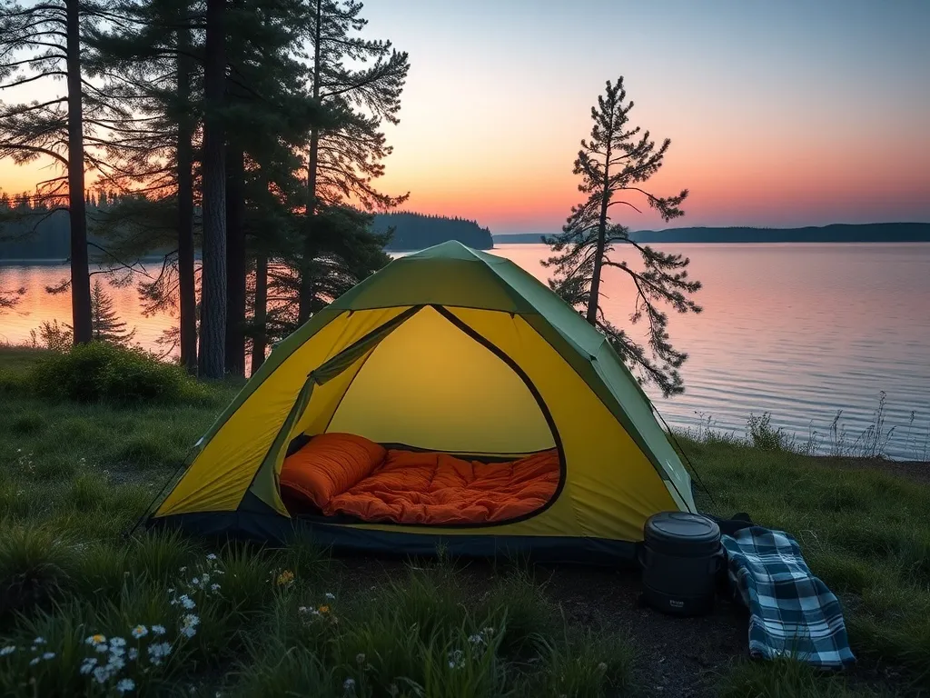 Pole namiotowe Mazury: odkryj najlepsze miejsca na biwakowanie