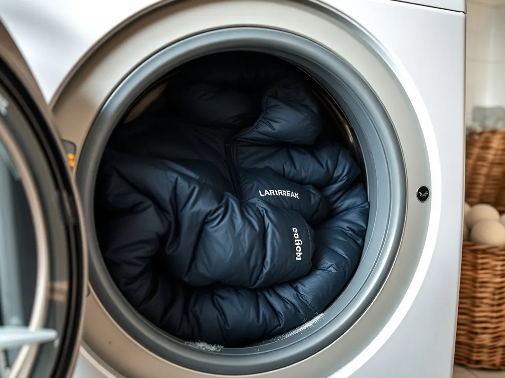 Jak prać kurtkę puchową?