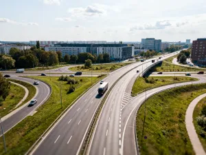 Spokojna aleja starego cmentarza francuskiego w Gdańsku, z omszałymi nagrobkami wśród jesiennych liści i drzew.