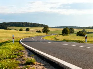 Historyczny elewator zbożowy w Gdyni nad wodą, otoczony minimalistyczną infrastrukturą portową w słoneczny dzień.